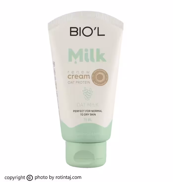 کرم مرطوب کننده Oat milk بیول 70 میلی
