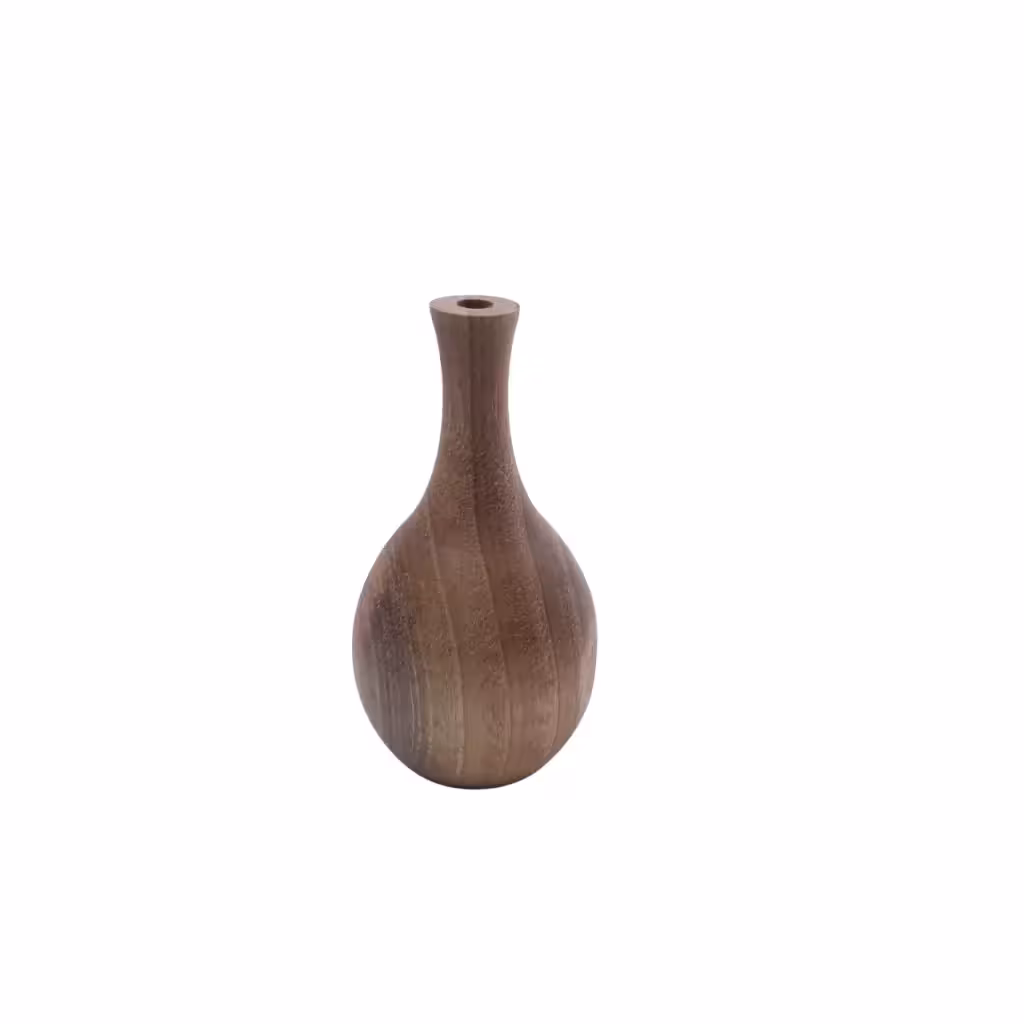 گلدان چوبی خمره ای کد WD5931
