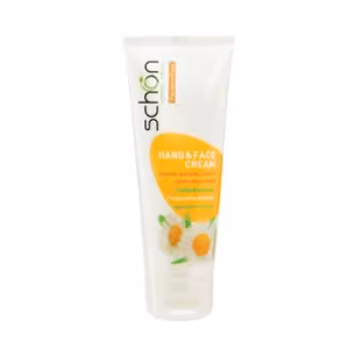 کرم دست و صورت تیوپی بابونه شون|Schon Hand And Face Cream Chamomile 75ml