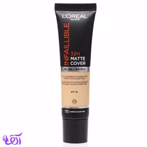 کرم پودر لورال مدل INFAILLIBLE 32H MATTE COVER شماره 115 حجم 30ML