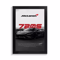 تابلو ماشین طرح مک لارن 720s  کد PF-23896
