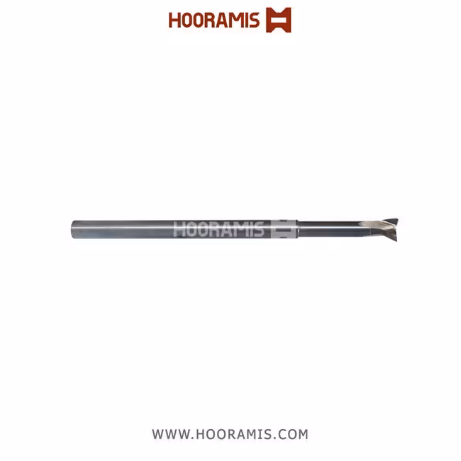 مته اختصاصی سه پر T شکل  8*100*30*8  از جنس Solid Carbide جهت پولیش داخلی در پروفیلهای uPVC در ماشینهای Elumatec , Rotox , Sturz , Urban , etc