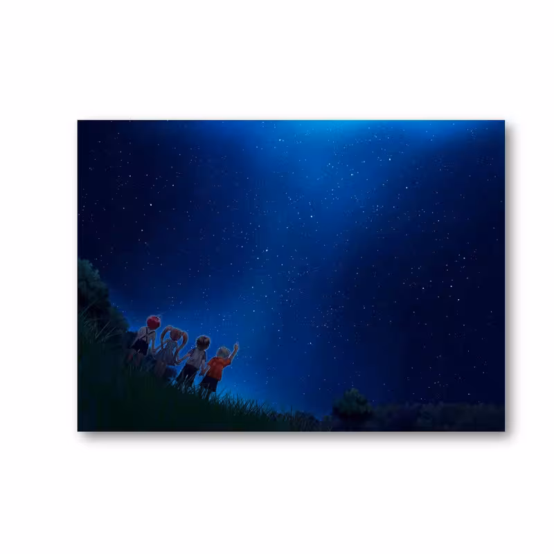 تابلو شاسی مدل آسمان شب8 | دنیای قاب