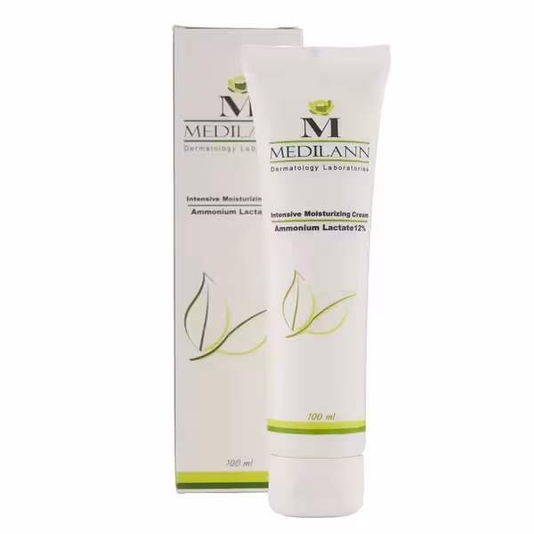 کرم مرطوب کننده قوی آمونیوم لاکتات 12% مدیلن 100 میلی لیتر  Medilann