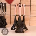 سافینوکس سرویس کفگیر ملاقه  صورتی  4007