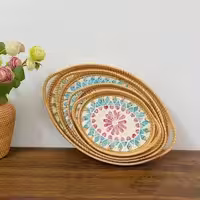 سینی حصیری 2 عددی4