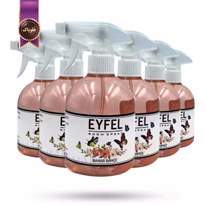 6 عدد اسپری خوشبوکننده هوا ایفل EYFEL مدل باغ بهاری Spring Garden حجم 500 میلی لیتر