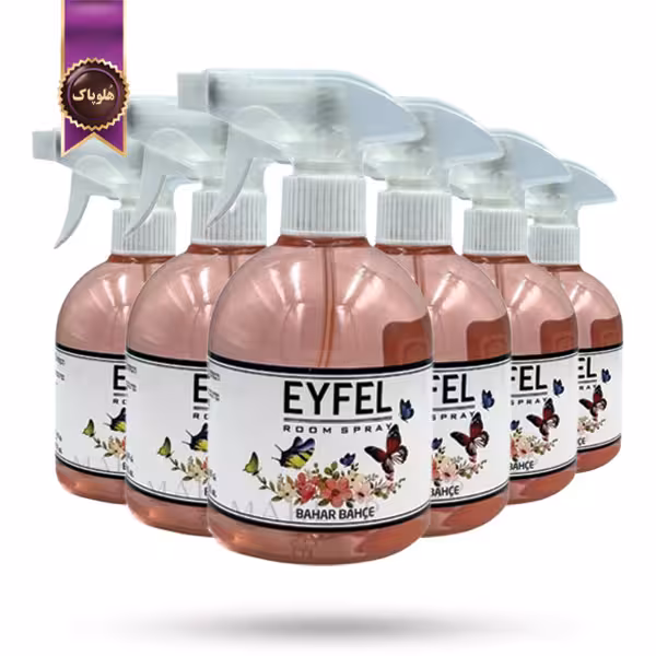 6 عدد اسپری خوشبوکننده هوا ایفل EYFEL مدل باغ بهاری Spring Garden حجم 500 میلی لیتر