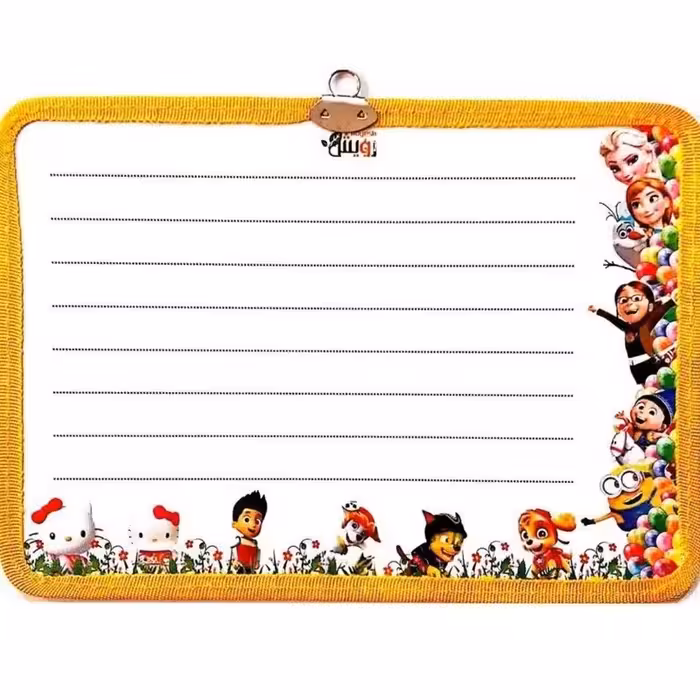 تخته وایت برد مقوایی بزرگ