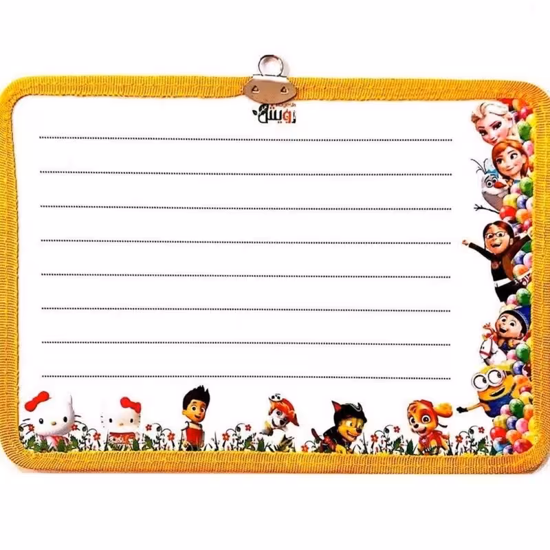 تخته وایت برد مقوایی بزرگ