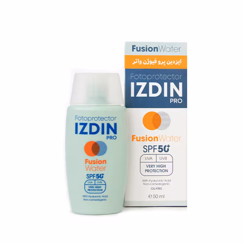 ضد آفتاب ایزدین مدل فیوژن واتر اس پی اف 50  Fotoprotector IZDIN Fusion Water SPF  50
