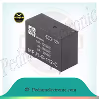 رله 12 ولت 10 آمپر 5 پایه کتابی میشو | RELE 12V 10A 5PIN KETABI MEISHUO MPJ1-S-112-C(119)