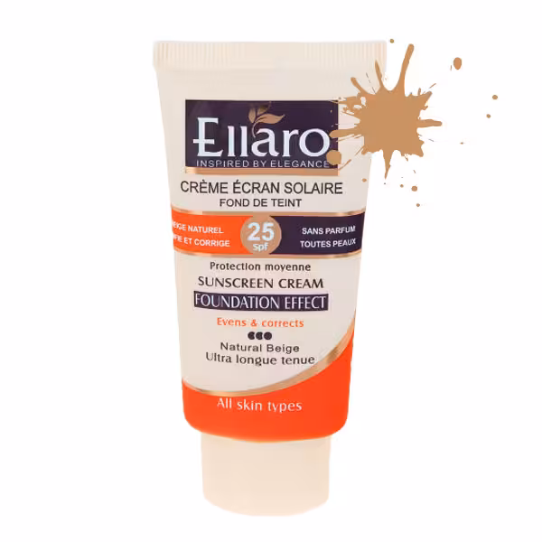 کرم ضد آفتاب الارو بژ طبیعی SPF25 حجم 40ml