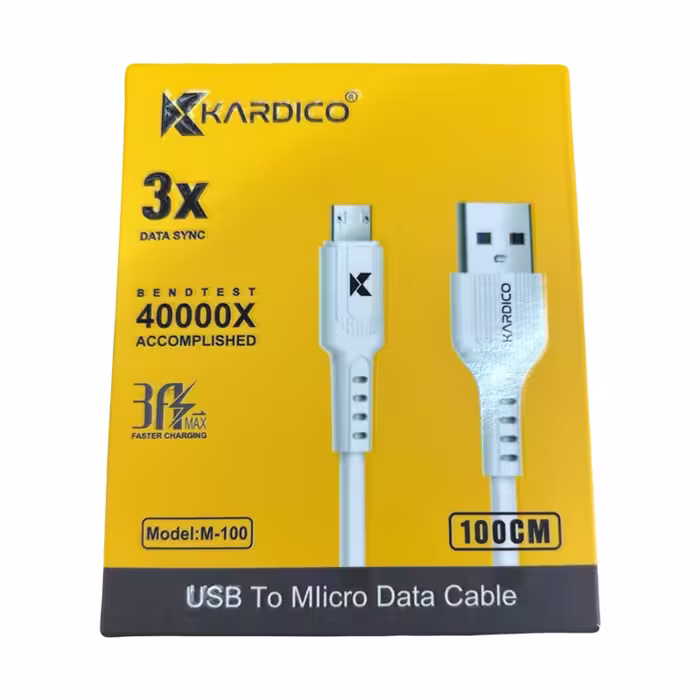 کابل شارژ میکرو Kardico اورجینال M-100