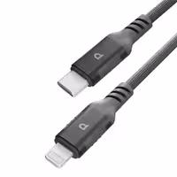 کابل شارژ سریع تایپ سی به لایتنینگ پاورولوژی 30 وات مدل PCAB018GY طول 1.2 متر