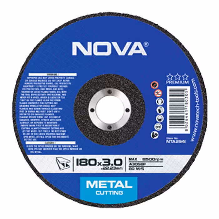 صفحه برش آهن نووا مدل 2941 180 میلیمتری