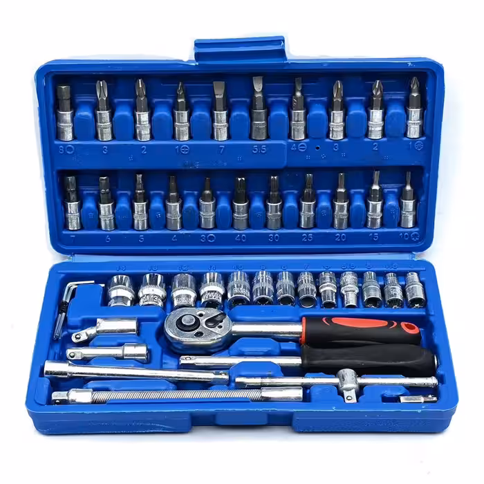 جعبه بکس باس مدل BLUE BOXE-46-LIFE-STYLE مجموعه 46 عددی | کالا مکس