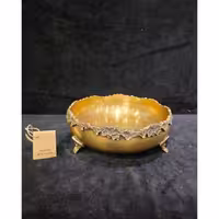 آجیل خوری گرد سه پایه طرح گل نرگس 179695
