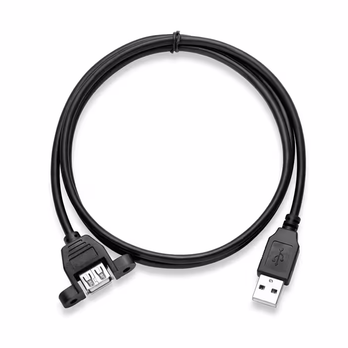 کابل USB روپنلی پیچ دار 1m