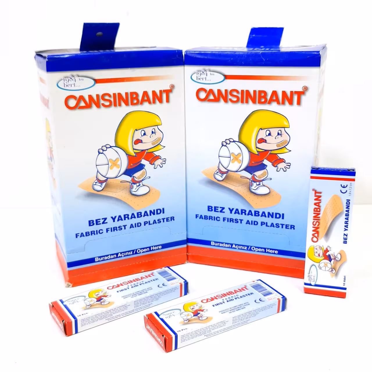 چسب زخم CANSINBNT ترک اصلی (جعبه 300 عددی)