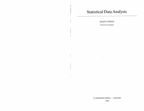 خرید و دانلود نسخه کامل کتاب Statistical Data Analysis (Oxford Science Publications)
