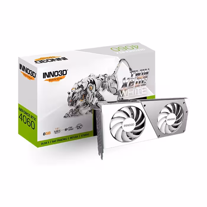 کارت گرافیک اینوتریدی GeForce RTX 4060 TWIN X2 OC WHITE 8GB