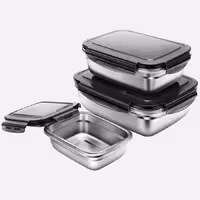 ظرف غذا لانچ باکس 3تکه یونیک جرمنی KL-19194