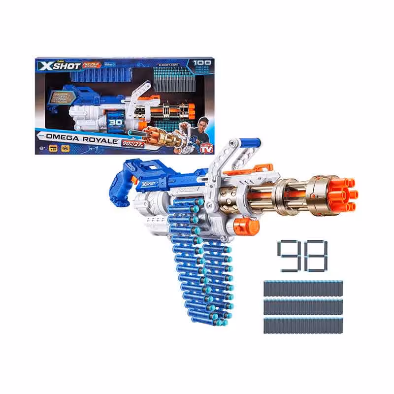 تفنگ‌ رویال گلد ایکس شات X-Shot مدل Omega کد 36488