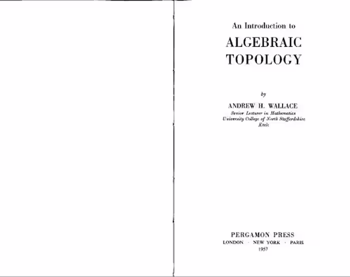 خرید و دانلود نسخه کامل کتاب An Introduction to Algebraic Topology