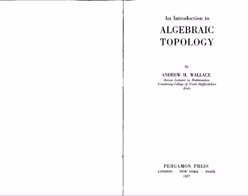 خرید و دانلود نسخه کامل کتاب An Introduction to Algebraic Topology