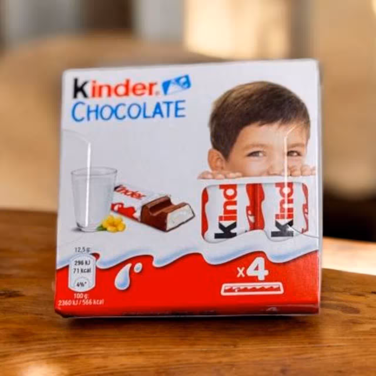 شکلات 4 عددی کیندر چیکولاتا kinder chocolate