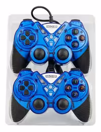 دسته بازی دوبل سیمی شوک‌دار Macher مدل MR-62 آبی