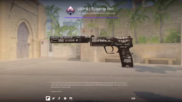 USP-S | Ticket to Hell [FT] (Field-Tested)