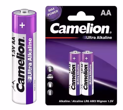 باتری قلمی کملیون مدل Ultra Alkaline (بسته 2 عددی)