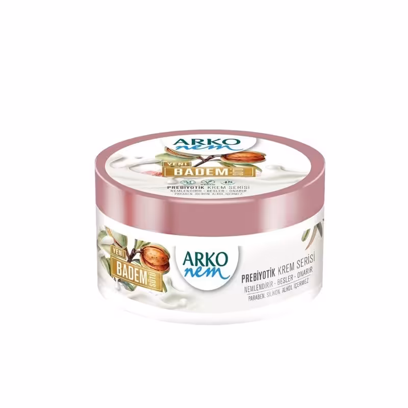 کرم مرطوب کننده پربیوتیک مدل Nem حاوی شیر و بادام آرکوِ 250 میل