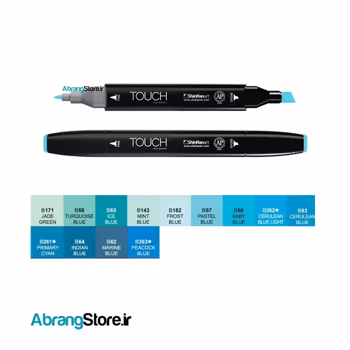 ماژیک تاچ  – گروه B آبی | Touch Marker Blue Tone