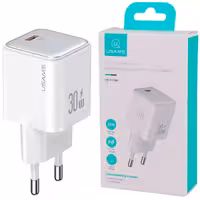شارژر دیواری فست شارژ یوسامز مدل US-CC186 با توان خروجی 30 وات
