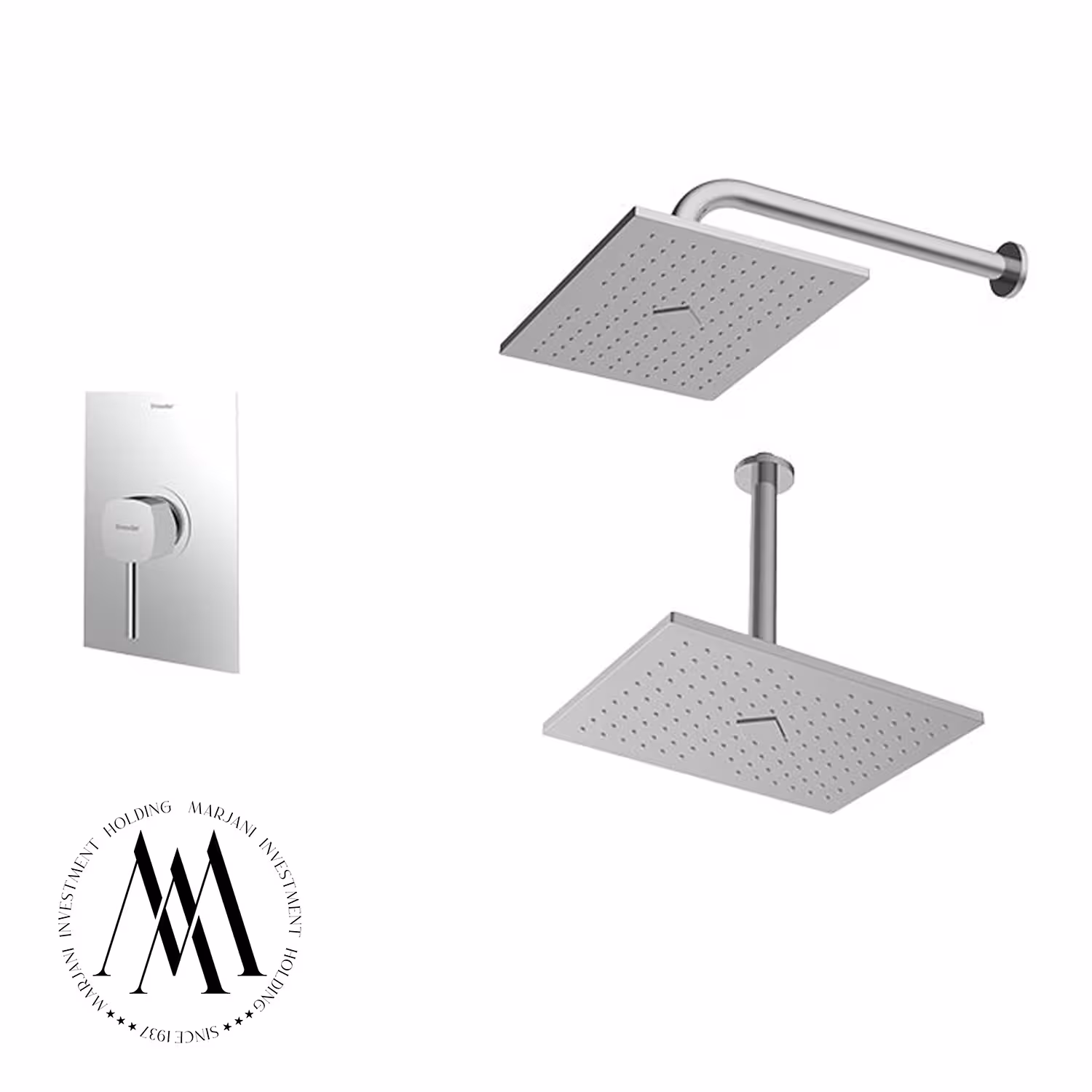 شیر حمام توکار شودر مدل رومر ABS تیپ 1 (کروم)