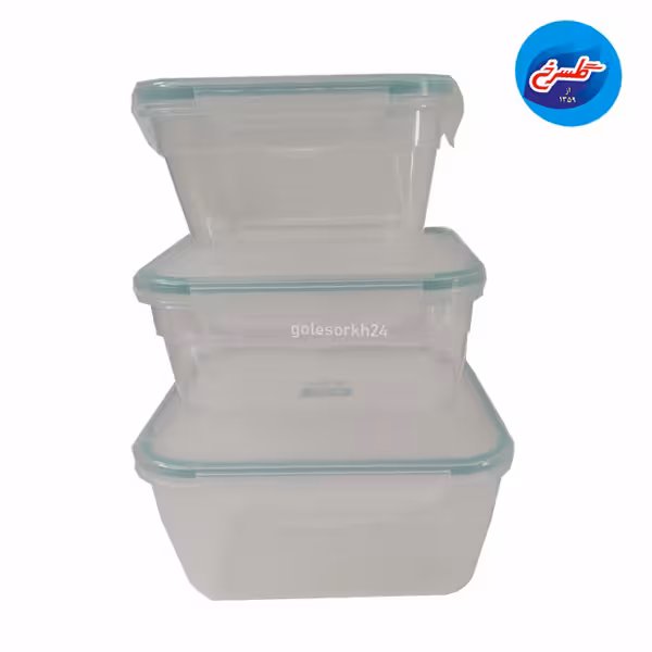 ظرف 3 تکه مربع