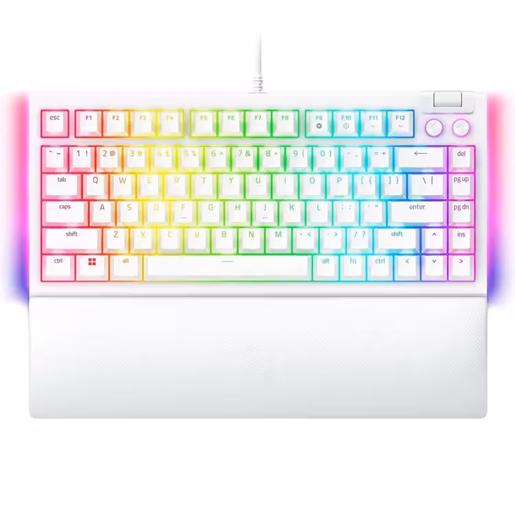 کیبورد ریزر RAZER BLACKWIDOW V4 75% White