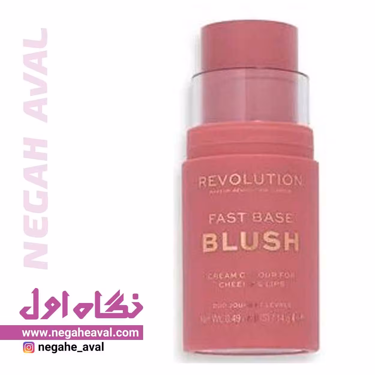 رژگونه استیکی فست بیس رولوشن رنگ Blush