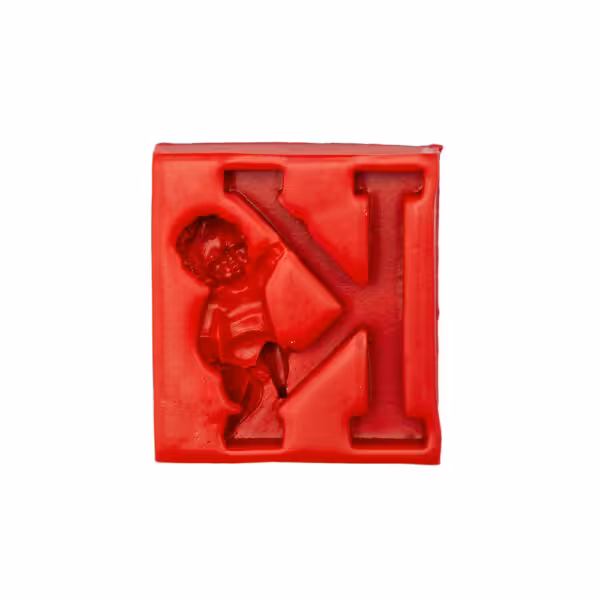 ملد حروف K فرشته دار