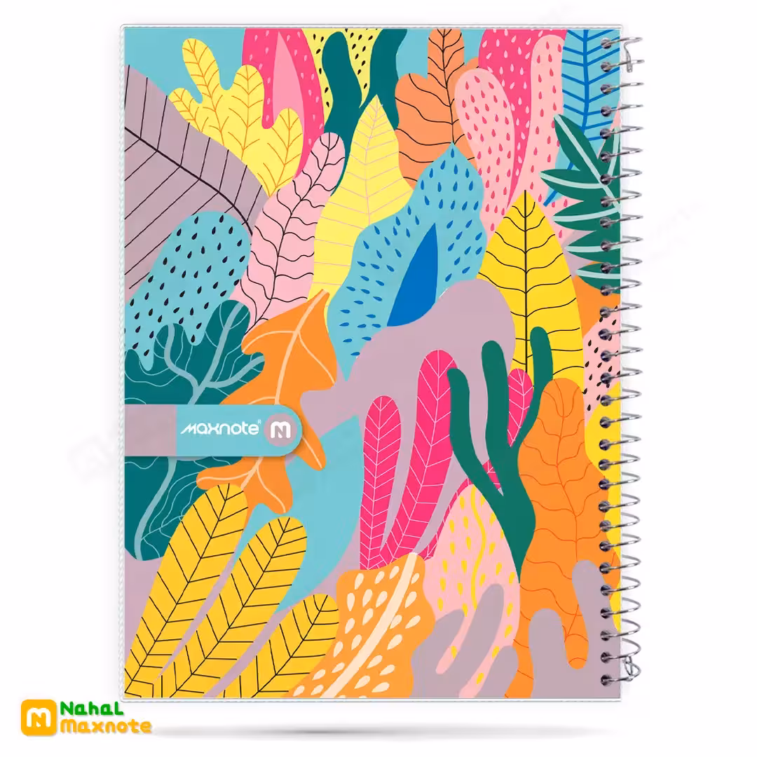 دفتر 40 برگ سیمی طلقی کد 9412. طرح 9