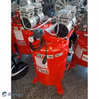 کمپرسور باد فینی 150 لیتری ایستاده سایلنت (دندانپزشکی) با دو موتور 8 بار 1 اسب 750 وات مدل FINI 750