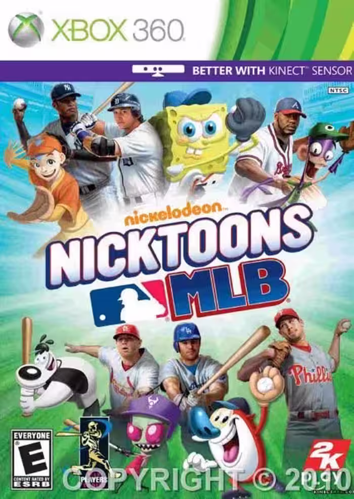 بازی ایکس باکس 360 nicktoons MLB