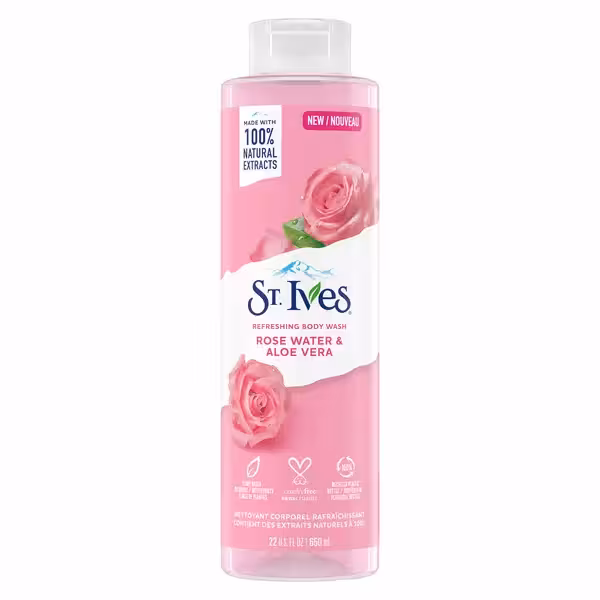 شامپو بدن رز و آلوئه ورا سینت ایوز St.ives