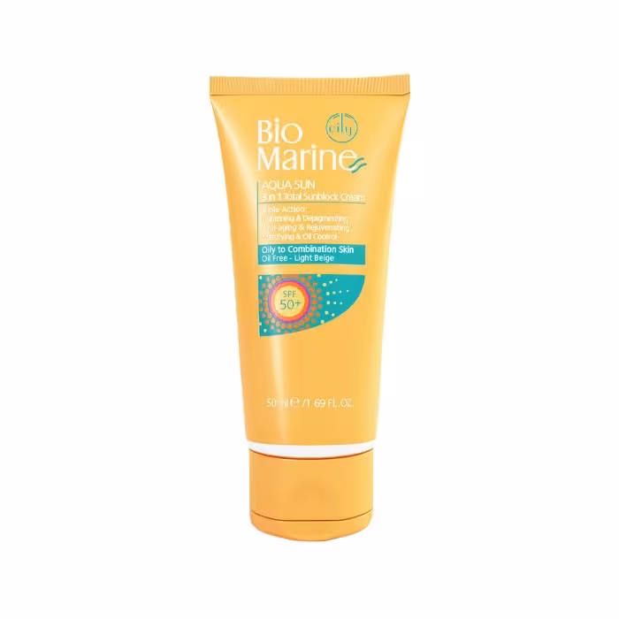 کرم ضد آفتاب رنگی 3 در 1 پوست چرب آکوا سان BioMarine SPF50