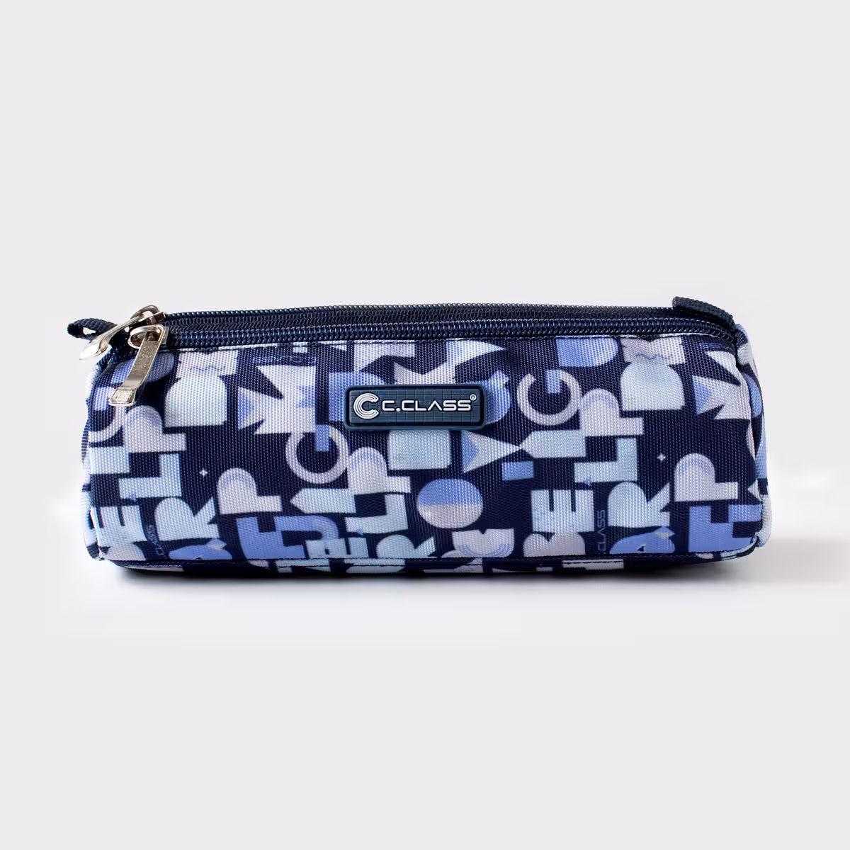 جامدادی پارچه ای سه زیپ سورمه ای سی کلاس (C.CLASS)