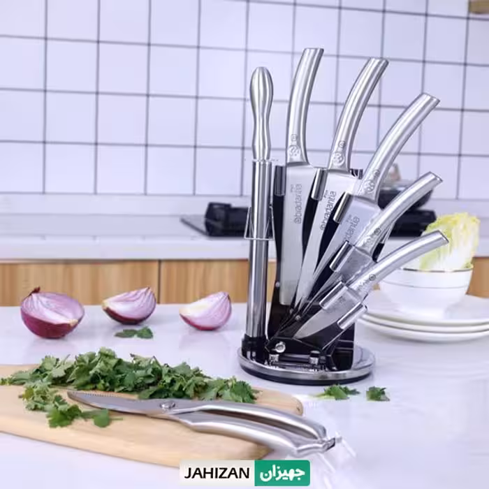 سرویس چاقو و ساطور 8 پارچه بارادانتیا پلاس کد 705