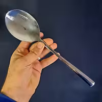 قاشق خورشت خوری استیل برند کابال مدل شیکاگو، کد 084، 2 عددی